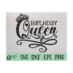 birthday queen svg, birthday girl svg, birthday svg, cricut svg, silhouette svg, birthday cake svg, birthday party svg,