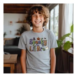 spooky lil bro tshirt, little brother shirt, halloween shirt, spooky seasons, little bro shirt, halloween gifts, spooky