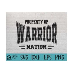 warrior nation svg, warriors mascot svg, warriors school spirit, warriors cheerleading svg, warriors, cricut, silhouette