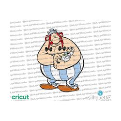 Asterix svg, layered svg, cricut, cut file, cutting file, clipart, png, silhouette