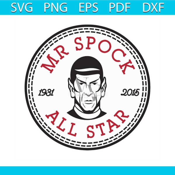 Spocs Vector Mr Spock All Star Converse Logo Star Trek 1931 2015 Famous P | Inspire ...