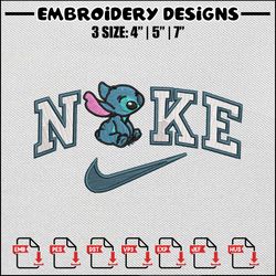 Nike stitch cute embroidery design, Stitch embroidery, Nike design, Embroidery shirt, Embroidery file, Digital download