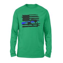 duck hunting american flag long sleeve shirt, duck hunter clothes, gift for hunter &8211 fsd1212d08