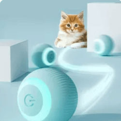 electric cat ball toys automatic rolling smart cat toys interactive for cats training self-moving kitten toys for indoor