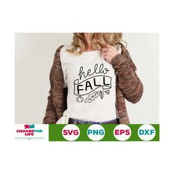 hello fall svg hello hello autumn svg, pumpkin svg halloween thanksgiving svg eps png cricut cut file digital download
