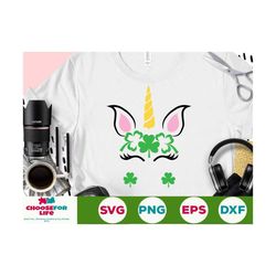 st patricks day unicorn svg shamrock unicorn svg st patrick's day svg girl unicorn svg eps png cricut cut file digital d