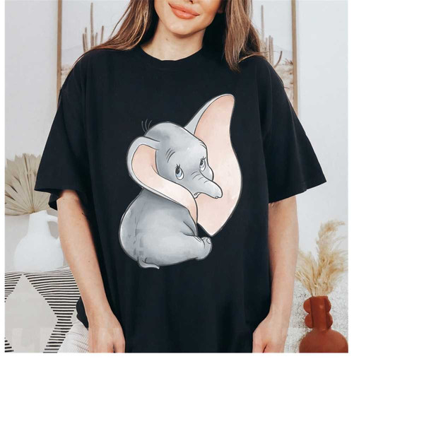 Disney Dumbo Simple Portrait T-Shirt, Cute Dumbo Shirt, Dumb - Inspire  Uplift