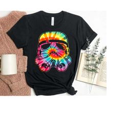 star wars stormtrooper tie dye big face t-shirt, star wars disneyland holiday vacation gift unisex adult t-shirt kid shi