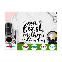 our first mothers day svg cute bird svg mom and baby mother day svg 1st mothers day svg eps png cricut cut file digital