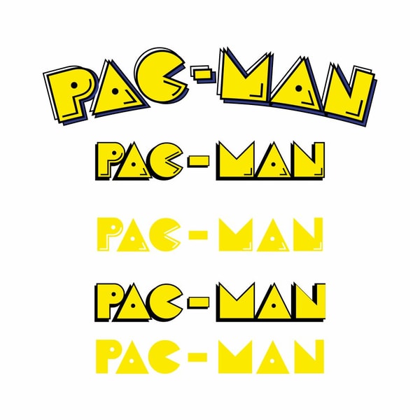 Gamer Svg Bundle Pacman Digital Pac Man Vector Font Alphabet - Inspire ...