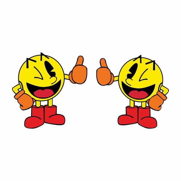 Gamer Svg Bundle Pacman Digital Pac Man Vector Font Alphabet - Inspire ...