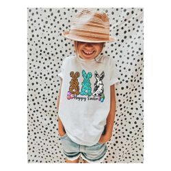 three easter bunny t shirt, easter bunny, easter t shirt, easter gifts, easter bunny, funny bunny t shirt, gift for kids