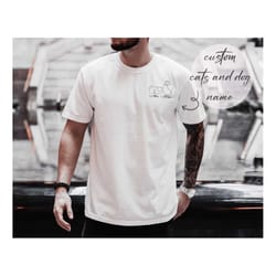 personalized pet t shirt, custom pet t shirt, animals t shirt, custom t shirt, dog t shirt, animal lover t shirt, gifts,