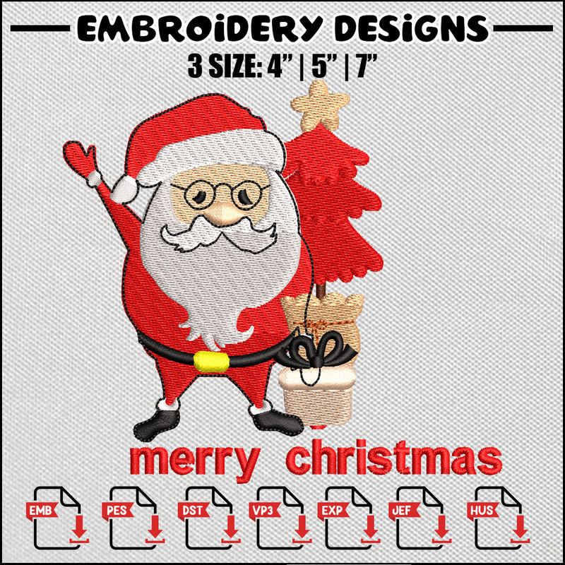 Satan tree embroidery design