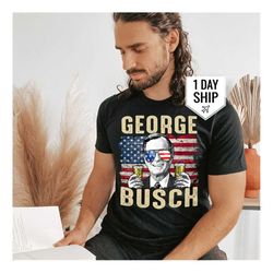 george busch t shirt, george busch, patriotic tshirts, american flag shirt, usa flag tshirt, independence day, 4th of ju