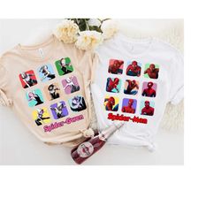 marvel spider-man and spider-gwen ghost spider shirt,disney couple tee,magic kingdom disneyland disney world tee unisex