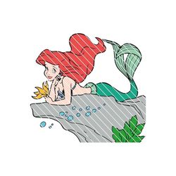 little mermaid svg, ariel svg, little mermaid cricut, little mermaid cut file, little mermaid silhouette, little mermaid