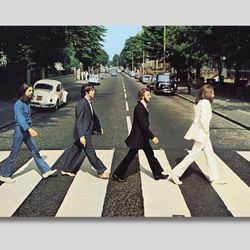 beatles ready to hang canvas, the beatles canvas print art, music band wall decor, 60s music canvas wall art, band decor