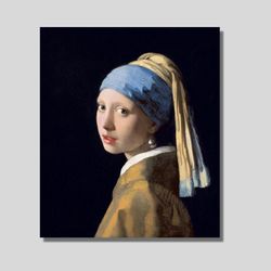 girl with a pearl earring canvas  johannes vermeer art johannes vermeer print printed picture wall art decoration canvas