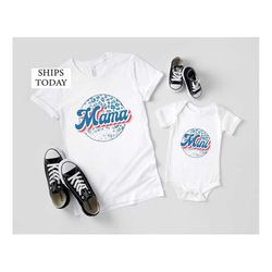 mama and mini shirt, mama mini 4th of july shirt, matching family shirt, ndependence day shirt, mother and baby toddler
