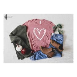 valentines day heart shirt for her, valentines shirt, heart shirt, shirt for her, shirt for mom