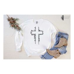 cross sweatshirt, christian sweatshirt, jesus sweatshirt, vertical cross, jesus cross, religious shirt, church, disciple