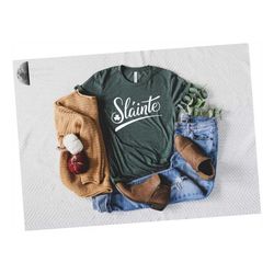 slainte shirt , st.patrick's day shirt , lucky shirt , shamrock shirt , irish shirt , drinking shirt