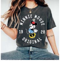 disney original minnie mouse t-shirt disneyland family matching shirt, magic kingdom tee, wdw epcot theme park shirt