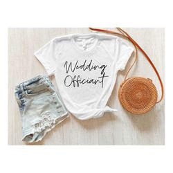 wedding officiant shirt, thank you officiant tee, wedding minister gift, will you mary us tee for wedding officiant, off