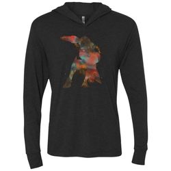 bounty space hunting triblend long sleeve hoodie tee
