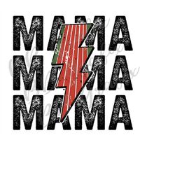 digital png file track and field running mama stacked lightning bolt printable waterslide iron on shirt sublimation desi