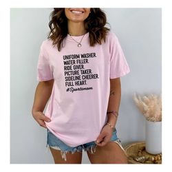 comfort colors sports mom shirt, baseball mom tee, soccer mom tee, football mom tee, game day shirt, team mother shirt,
