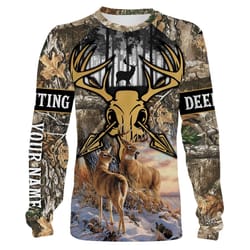 bow hunter deer skull archery custom name 3d all over print hoodie, sweatshirt, long sleeves, t-shirt &8211 personalized