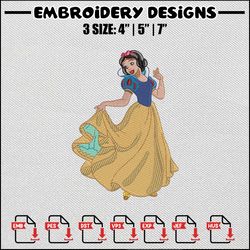 snow white embroidery design, snow white embroidery, disney design, embroidery file, embroidery shirt, digital download