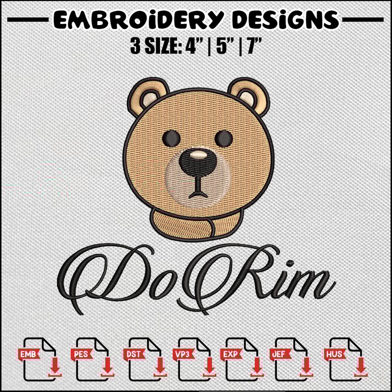 Do rim embroidery design