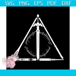 geeky hallows game of thrones svg