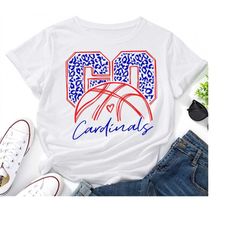 go cardinals basketball svg,leopard go cardinals svg,basketball mom svg,cardinals mascot svg,school spirit,cardinals che