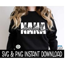 baseball nana svg, baseball nana png, wine glass svg, baseball nana svg, instant download, cricut cut files, silhouette