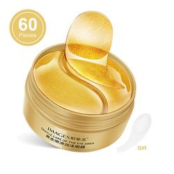 60pc gold caviar moisturizing crystal collagen eye mask