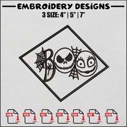 halloween boo embroidery design, halloween embroidery, boo design, embroidery file, embroidery shirt, digital download