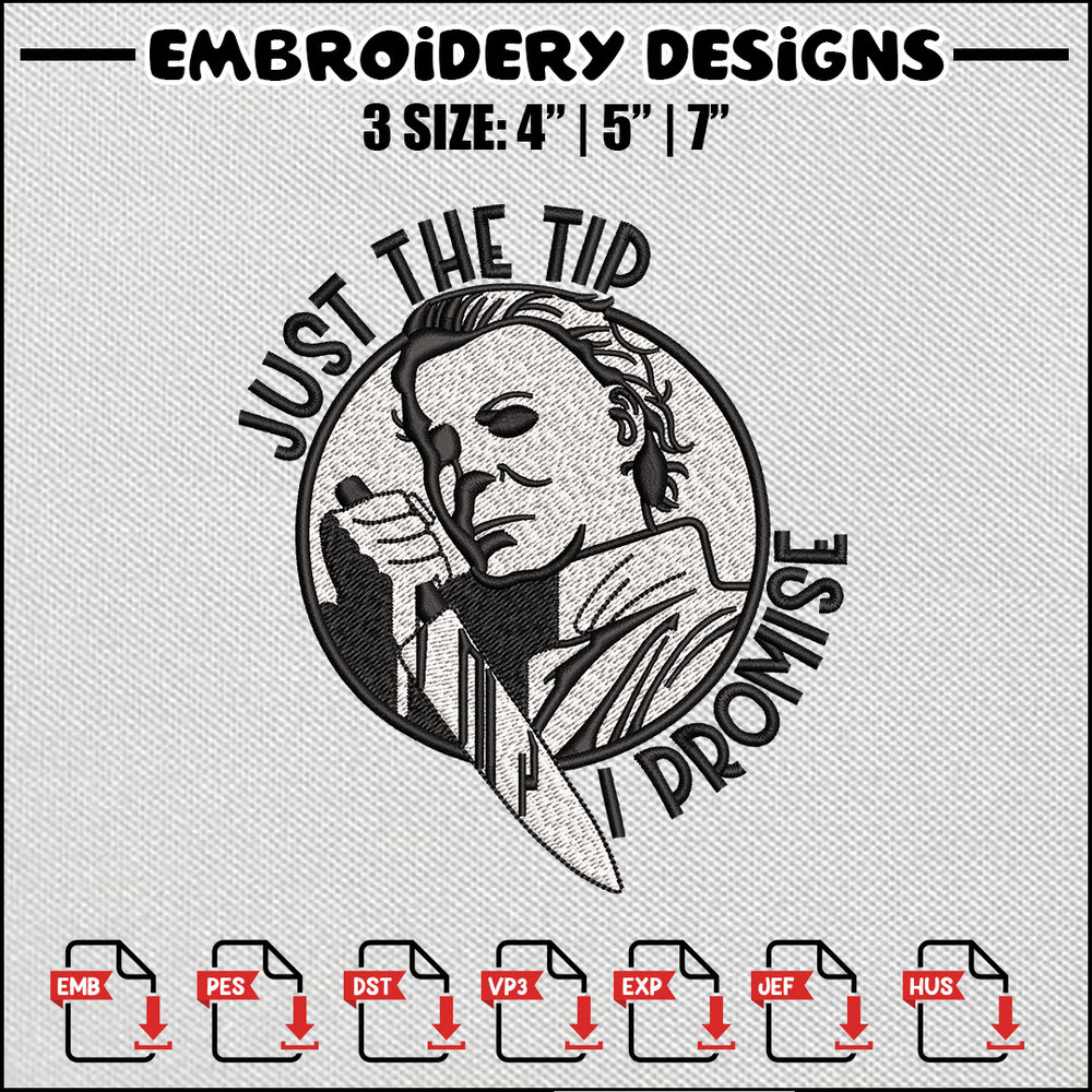 Just the tid embroidery design