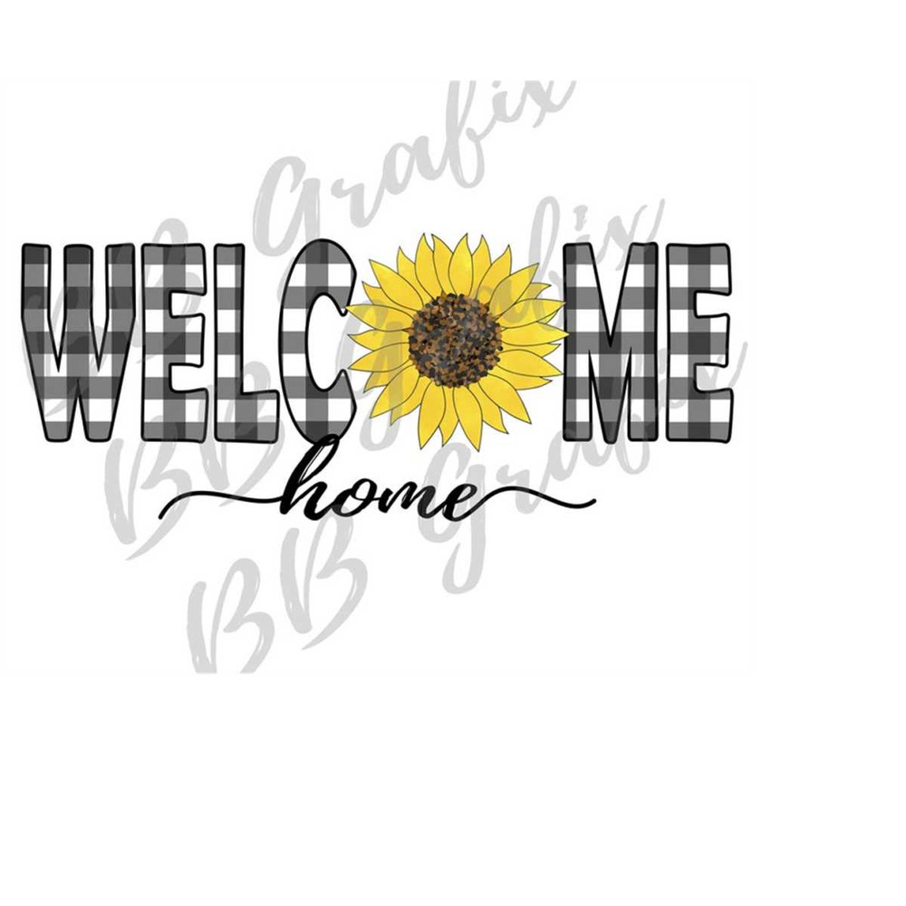 MR-239202319643-digital-png-file-welcome-home-sunflower-black-plaid-clip-image-1.jpg