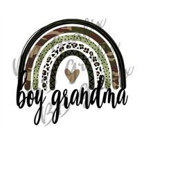 digital png file boy grandma camo cheetah leopard rainbow printable clipart waterslide sticker sublimation design instan