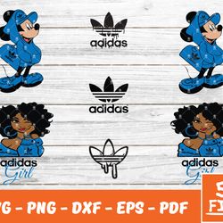adidas mickey svg , fashion brand svg, logo brand dripping , luxury brand svg