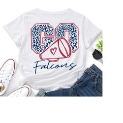 go falcons leopard svg,falcons cheer svg,falcons mascot svg,cheer little mom,team mascot,school team svg,school spirit,c