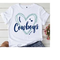 cowboys heart svg, heart designs mascot svg,cowboys svg,love cowboys svg,cowboys mascot svg,cowboys cheer svg,game day s