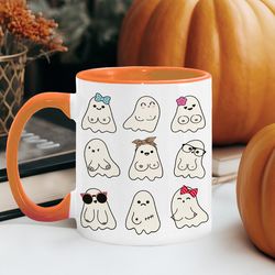 funny halloween coffee mug, ghost mug, halloween mug, boob mug, spooky mug, spooky season mug, fall mug cups, fall gifts