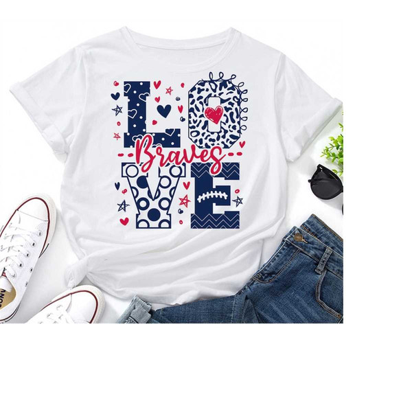 Braves SVG,Love Braves svg,Braves Mascot svg,Cheerleader svg Inspire
