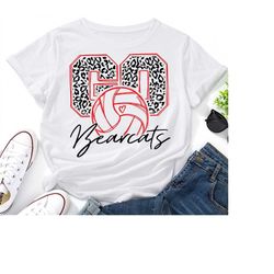 go bearcats volleyball svg,leopard bearcats svg,volleyball mom svg,bearcats svg,bearcats mascot,school spirit svg,bearca