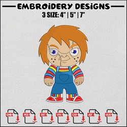 Horror baby embroidery design, Horror embroidery, Horror design, Embroidery file, Embroidery shirt, Digital download